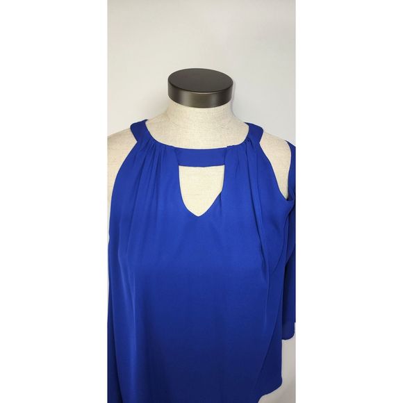 NWT Landa by Dora Landa Blue Off Shoulder Blouse Size S - Picture 6 of 7